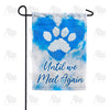 America Forever Sky Paw Print Garden Flag