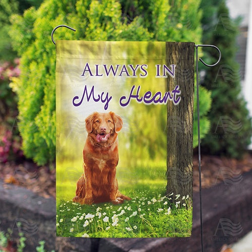 America Forever Won't Forget My Faithful Friend Garden Flag