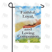 America Forever My Dependable Companion Garden Flag