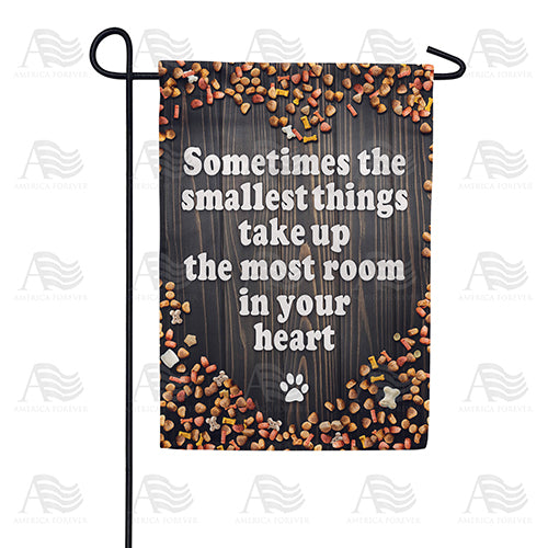 America Forever Pets Make Our Hearts Big Garden Flag