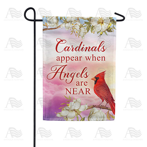 America Forever Cardinal Angels Garden Flag