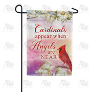 America Forever Cardinal Angels Garden Flag