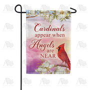 America Forever Cardinal Angels Garden Flag