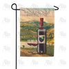 America Forever Drinking Wine And Feeling Fine Garden Flag