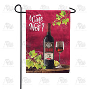 America Forever Wine Not? Garden Flag