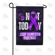 America Forever Stop Domestic Violence Garden Flag