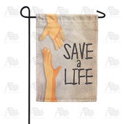 America Forever Give A Hand, Save A Life Garden Flag