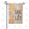 America Forever Give A Hand, Save A Life Garden Flag