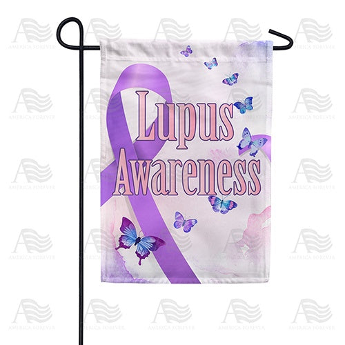 America Forever Lupus Awareness Garden Flag