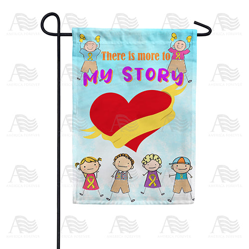 America Forever Young Cancer Warriors Garden Flag