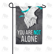 America Forever You Are Not Alone Garden Flag