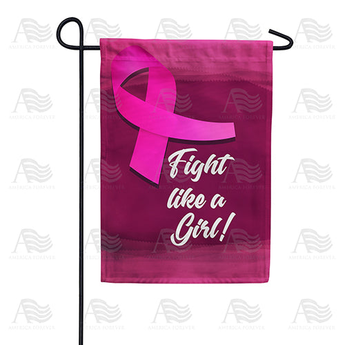 America Forever Girl, Fight Breast Cancer! Garden Flag