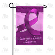 America Forever Alzheimer's Disease Awareness Garden Flag
