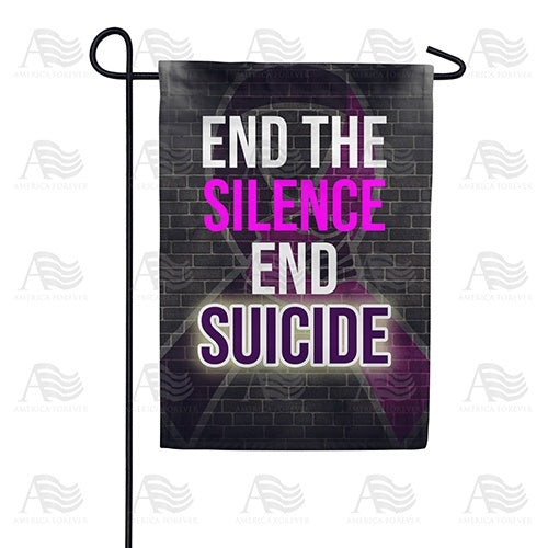 America Forever End Suicide Garden Flag