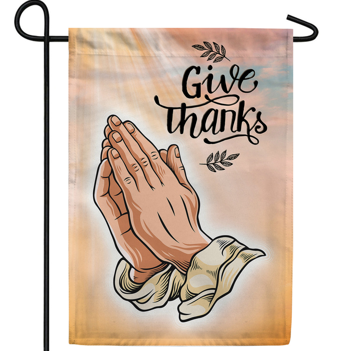America Forever Prayer Of Thanks Garden Flag