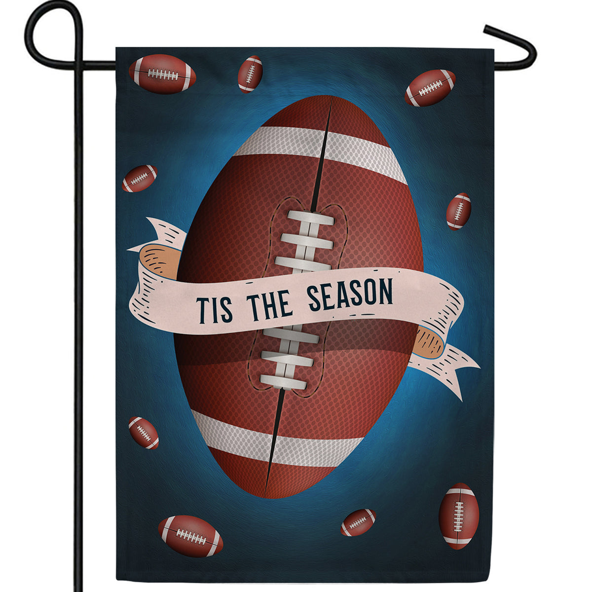 America Forever Pigskin Season Garden Flag