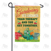 America Forever Gardening-Perfect For Mind And Stomach Garden Flag