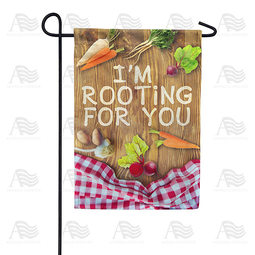 America Forever I'm Rooting For You Garden Flag
