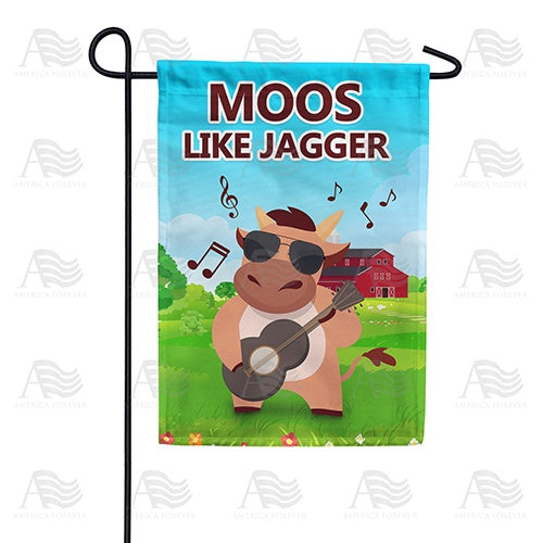 America Forever Moos Like Jagger Garden Flag