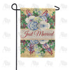 America Forever Just Married Garden Flag