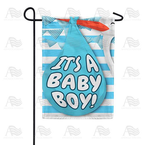 America Forever Baby Boy Delivery Garden Flag