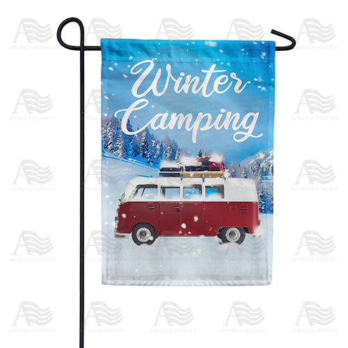 America Forever Making Snow Tracks Garden Flag