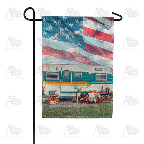 America Forever Traveling The USA Garden Flag