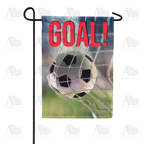 America Forever Soccer Goal Garden Flag