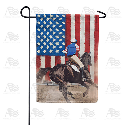 America Forever American Equestrian Garden Flag
