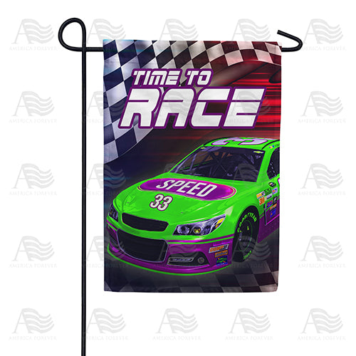 America Forever Start Your Engines! Garden Flag