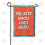 America Forever Best Uncle Lives Here Garden Flag