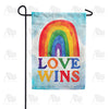 America Forever Love Wins Watercolor Garden Flag