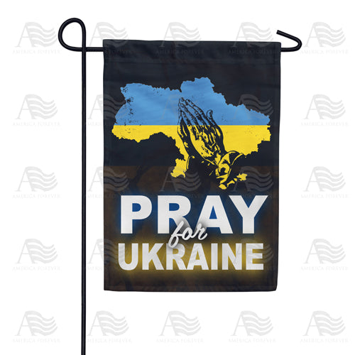 America Forever Pray for Ukraine Garden Flag