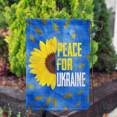 America Forever Peace for Ukraine Garden Flag