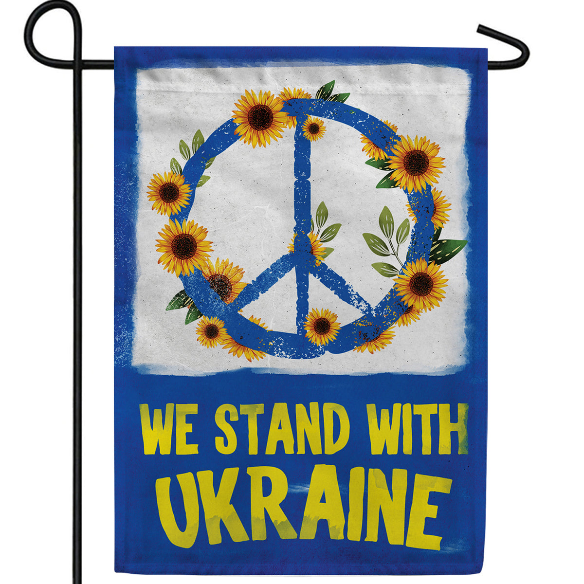 America Forever We Stand with Ukraine - Peace Garden Flag