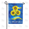 We Stand with Ukraine Sunflowers Double Sided Garden Flag 12.5 x 18 inch