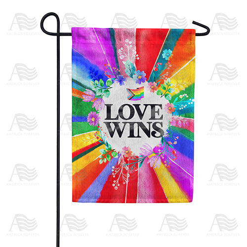 America Forever Love Wins Garden Flag