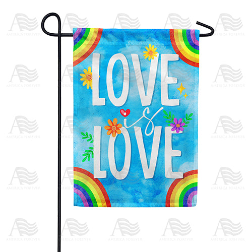 America Forever Love Is For All Garden Flag
