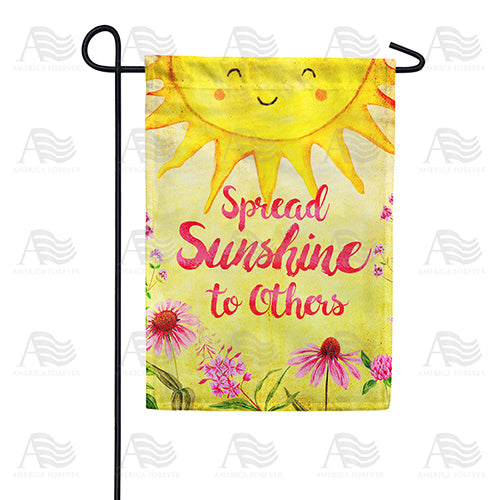 America Forever Spread Sunshine Garden Flag
