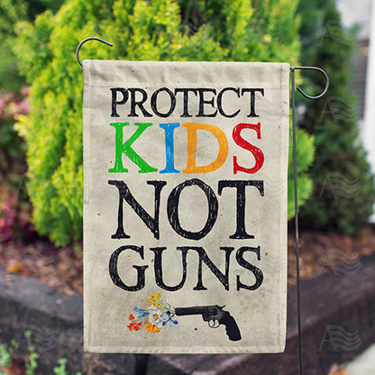 America Forever Protect Kids Not Guns Garden Flag