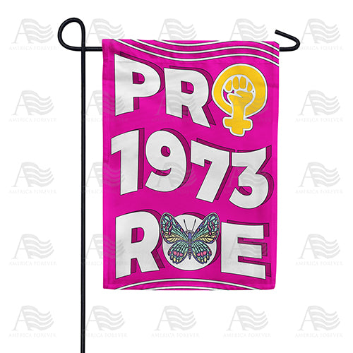America Forever Pro Roe 1973 Butterfly Garden Flag