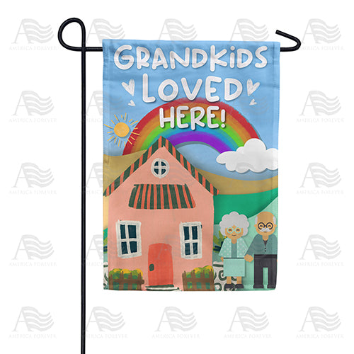 America Forever Grandkids Brighten Our Day Garden Flag