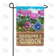 America Forever Grandma's Garden Floral Garden Flag