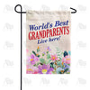 America Forever World's Best Grandparents Garden Flag