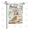 America Forever Saved By Faith Garden Flag
