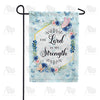 America Forever The Lord Is My Strength Garden Flag