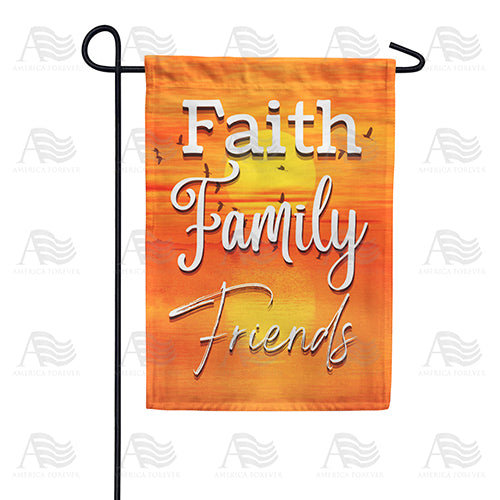 America Forever Life's Necessities Garden Flag