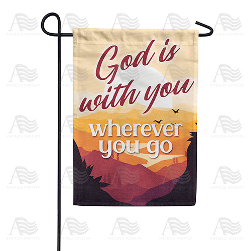 America Forever God Is Always With You Garden Flag