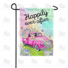 America Forever Happily Ever After Floral Garden Flag