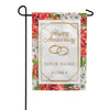 America Forever Personalized Anniversary Rings Garden Flag